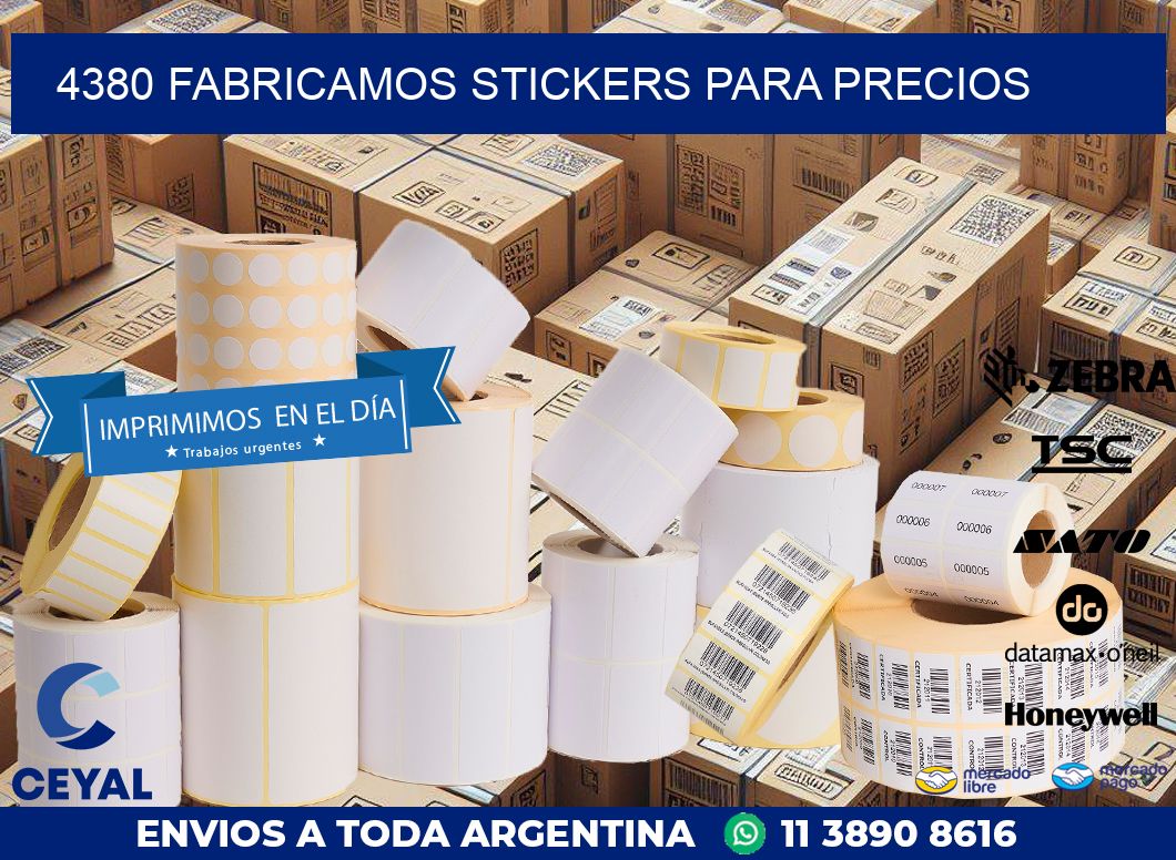 4380 FABRICAMOS STICKERS PARA PRECIOS