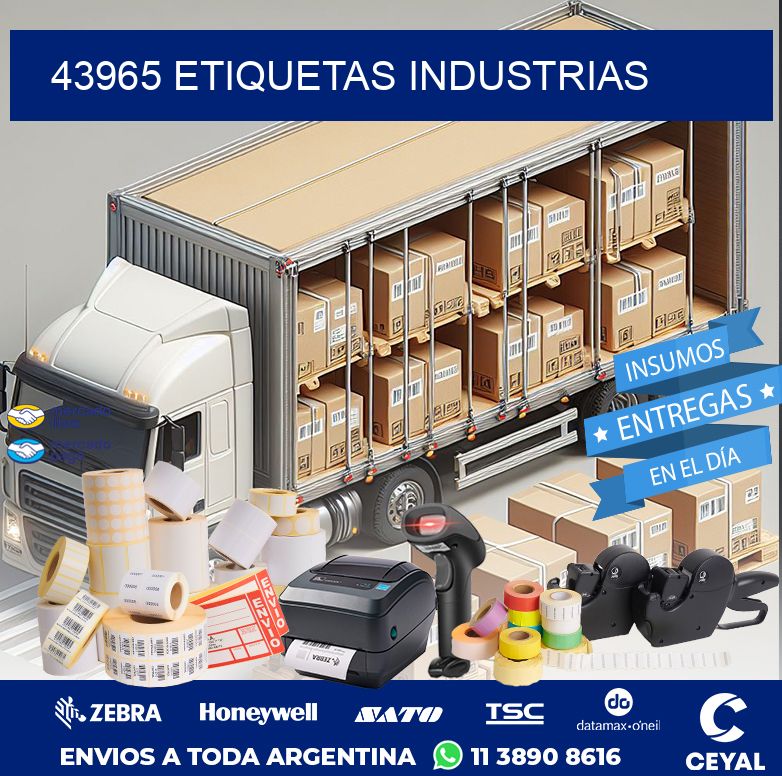 43965 ETIQUETAS INDUSTRIAS
