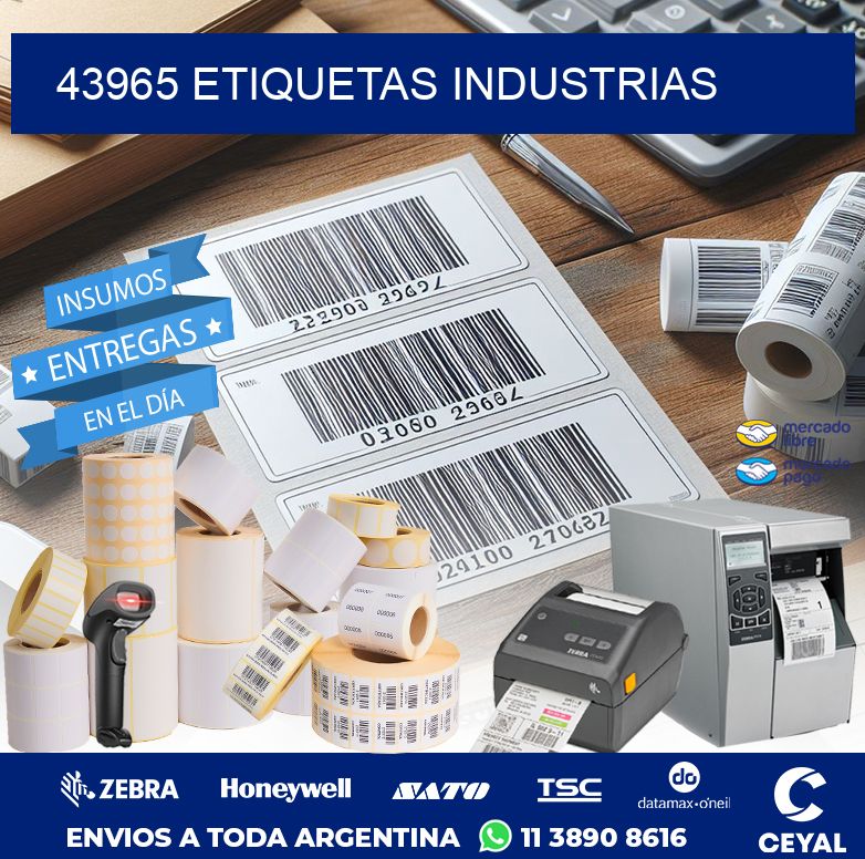43965 ETIQUETAS INDUSTRIAS