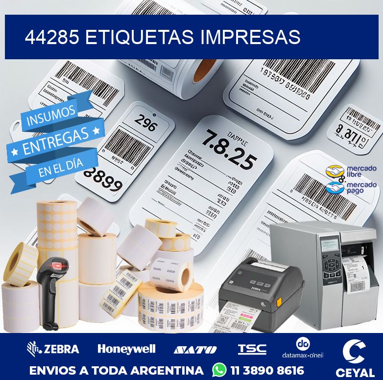 44285 ETIQUETAS IMPRESAS