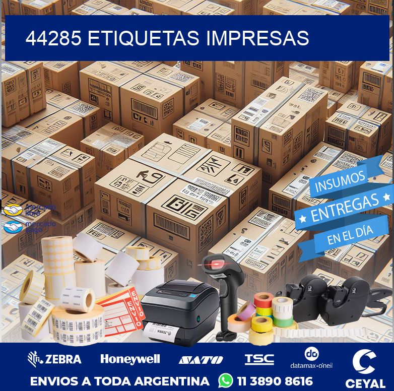 44285 ETIQUETAS IMPRESAS