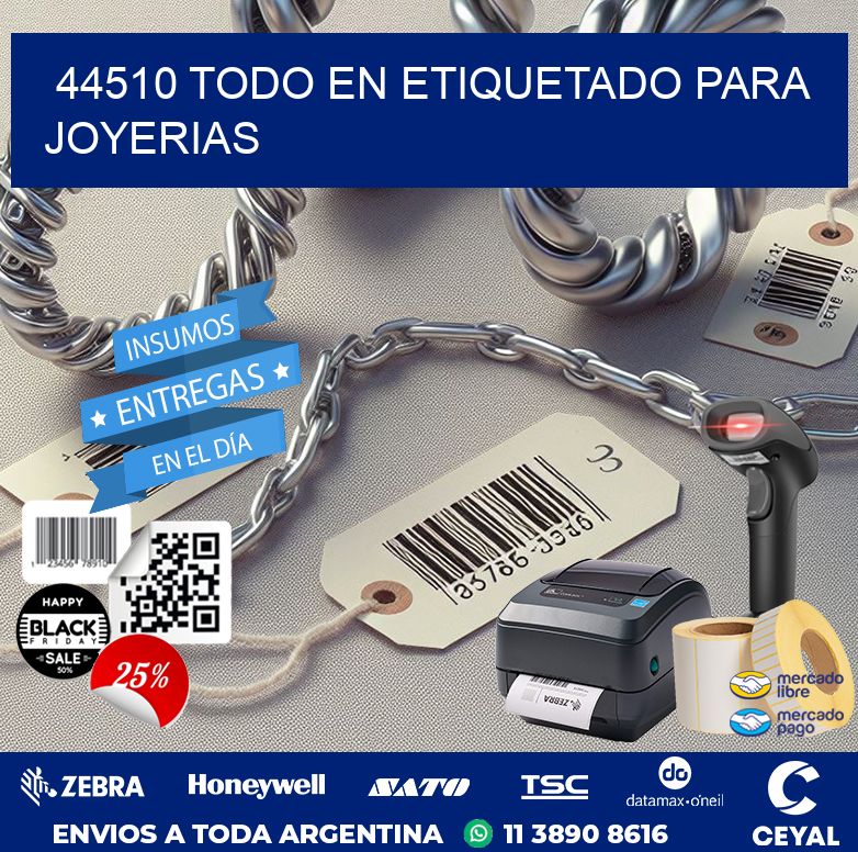 44510 TODO EN ETIQUETADO PARA JOYERIAS