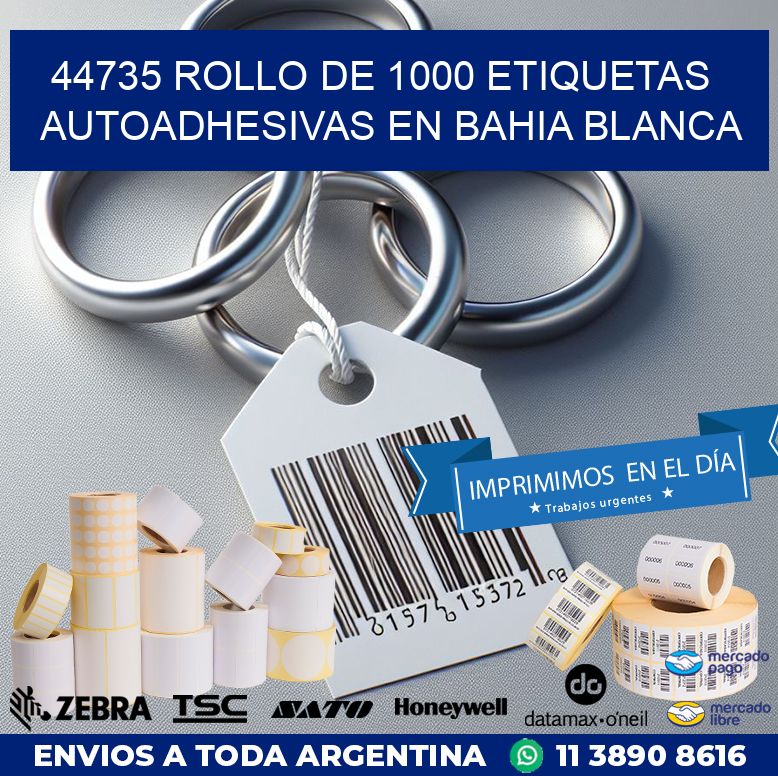 44735 ROLLO DE 1000 ETIQUETAS AUTOADHESIVAS EN BAHIA BLANCA