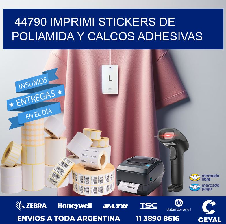 44790 IMPRIMI STICKERS DE POLIAMIDA Y CALCOS ADHESIVAS