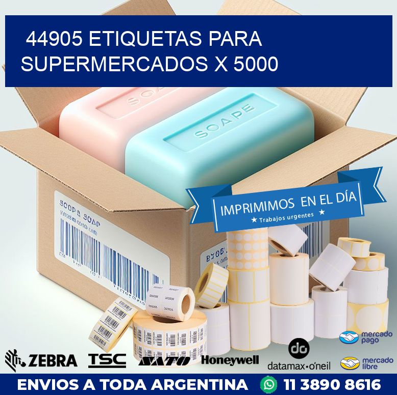 44905 ETIQUETAS PARA SUPERMERCADOS X 5000