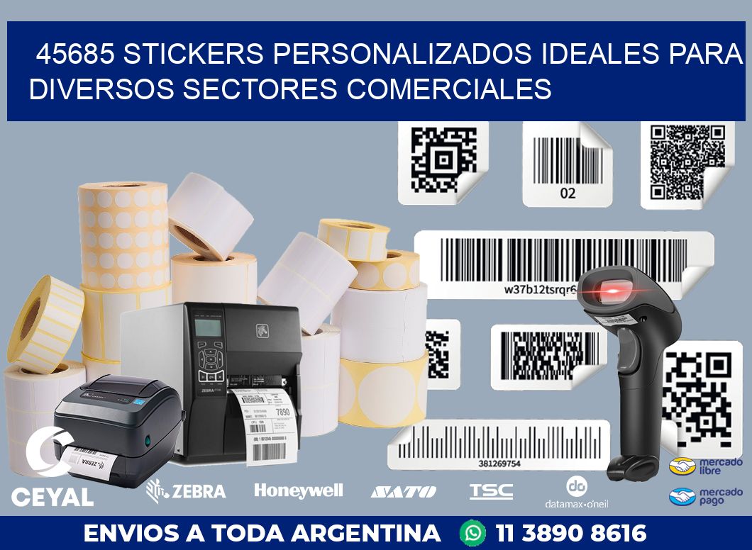 45685 STICKERS PERSONALIZADOS IDEALES PARA DIVERSOS SECTORES COMERCIALES