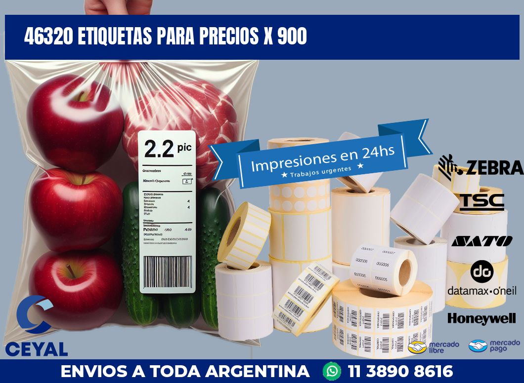 46320 ETIQUETAS PARA PRECIOS X 900