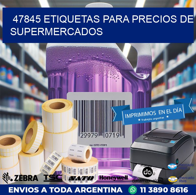 47845 ETIQUETAS PARA PRECIOS DE SUPERMERCADOS