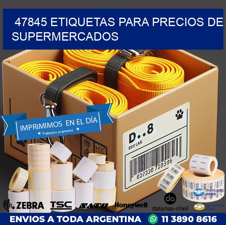 47845 ETIQUETAS PARA PRECIOS DE SUPERMERCADOS