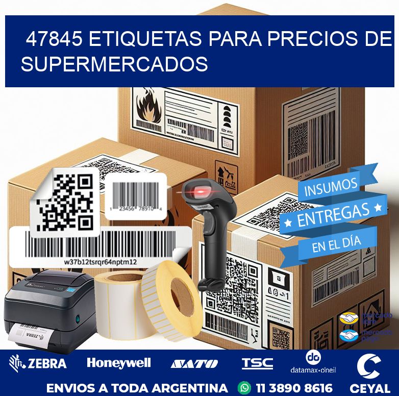 47845 ETIQUETAS PARA PRECIOS DE SUPERMERCADOS