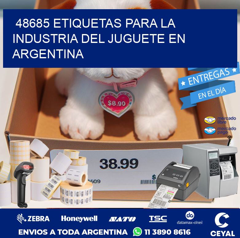 48685 ETIQUETAS PARA LA INDUSTRIA DEL JUGUETE EN ARGENTINA