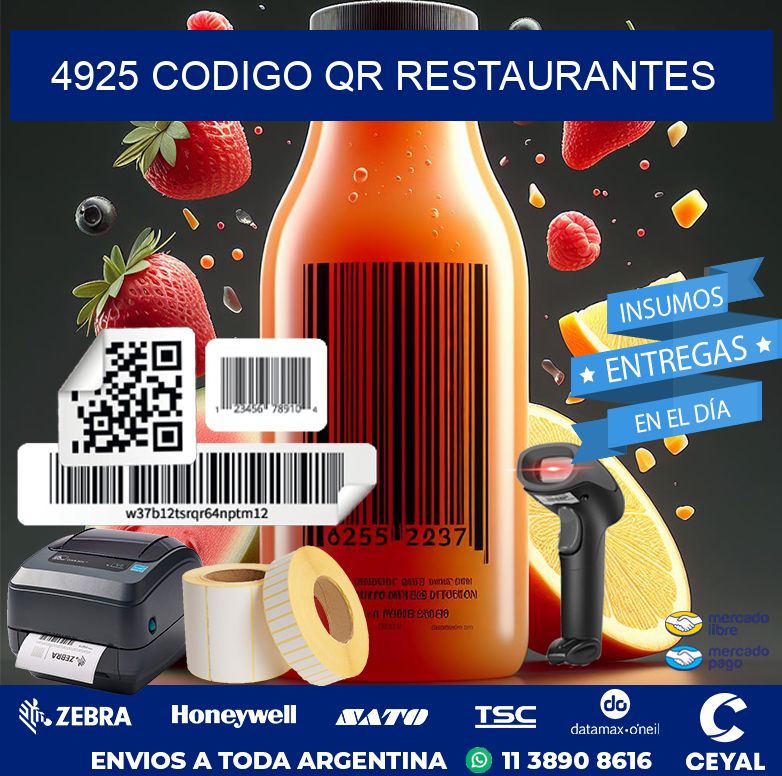 4925 CODIGO QR RESTAURANTES
