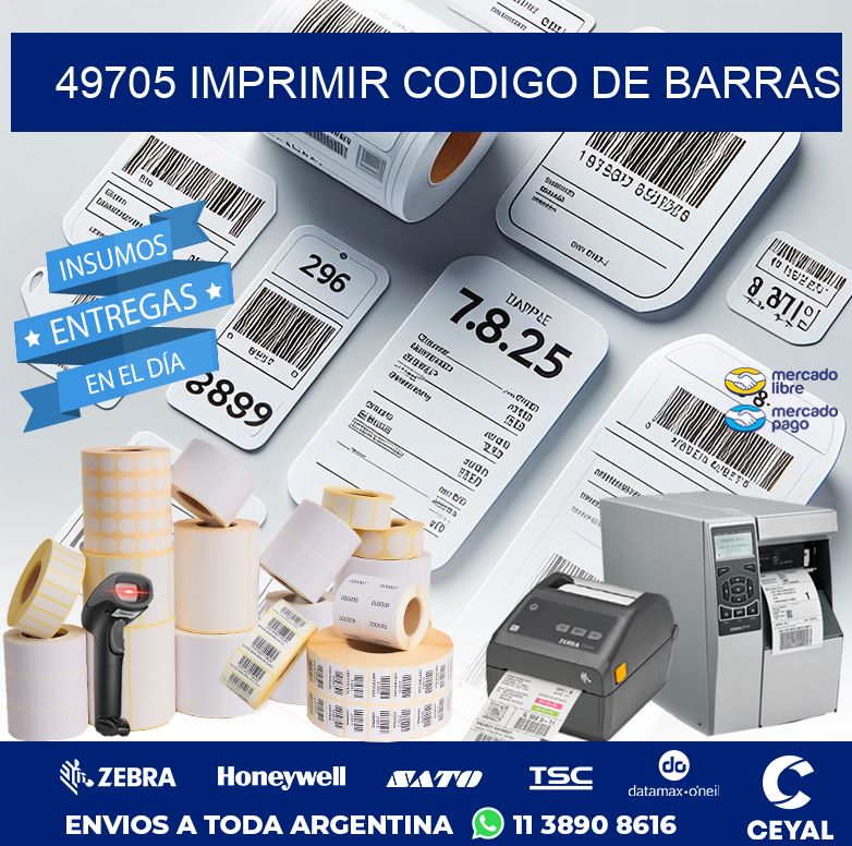 49705 IMPRIMIR CODIGO DE BARRAS