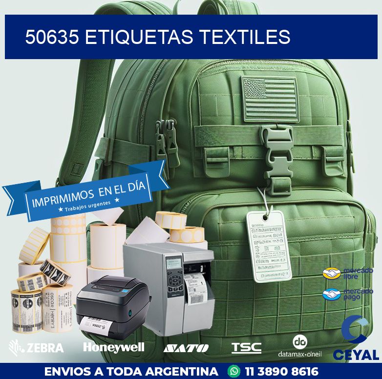 50635 ETIQUETAS TEXTILES