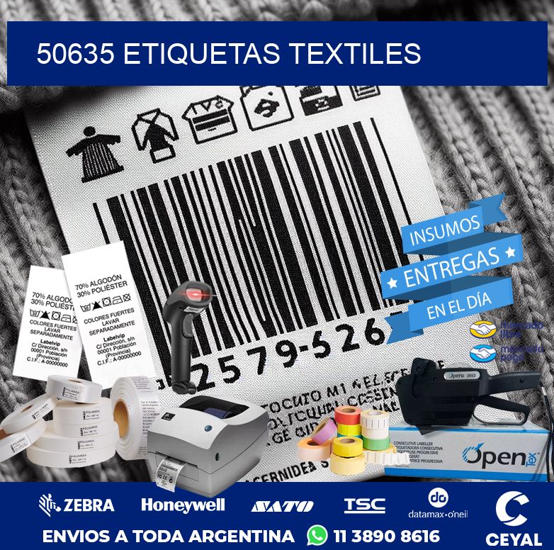 50635 ETIQUETAS TEXTILES