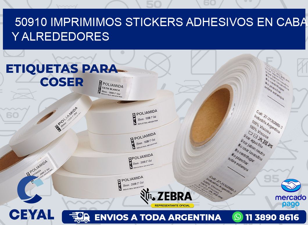 50910 IMPRIMIMOS STICKERS ADHESIVOS EN CABA Y ALREDEDORES