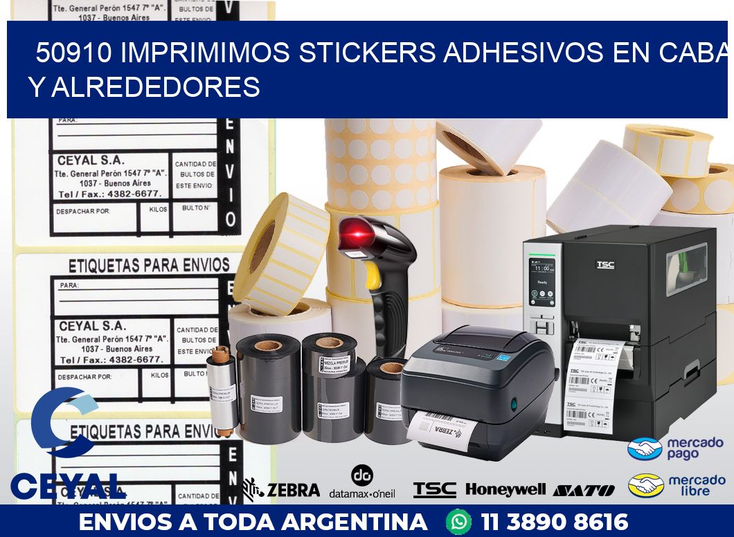 50910 IMPRIMIMOS STICKERS ADHESIVOS EN CABA Y ALREDEDORES