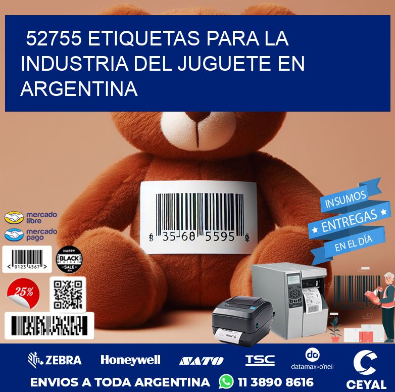 52755 ETIQUETAS PARA LA INDUSTRIA DEL JUGUETE EN ARGENTINA