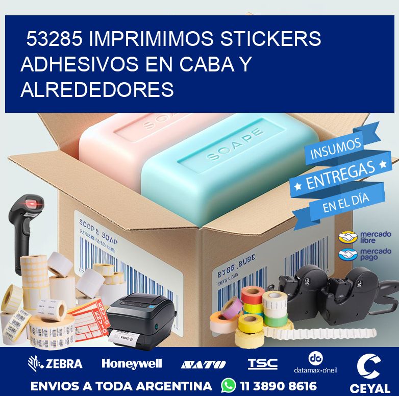 53285 IMPRIMIMOS STICKERS ADHESIVOS EN CABA Y ALREDEDORES