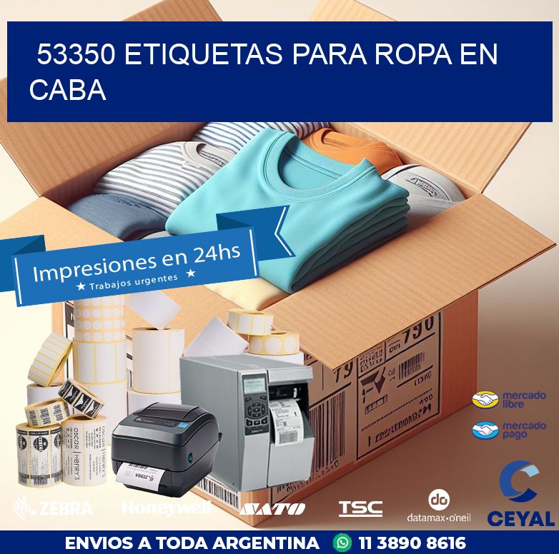 53350 ETIQUETAS PARA ROPA EN CABA
