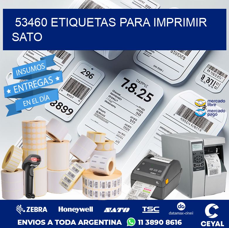 53460 ETIQUETAS PARA IMPRIMIR SATO