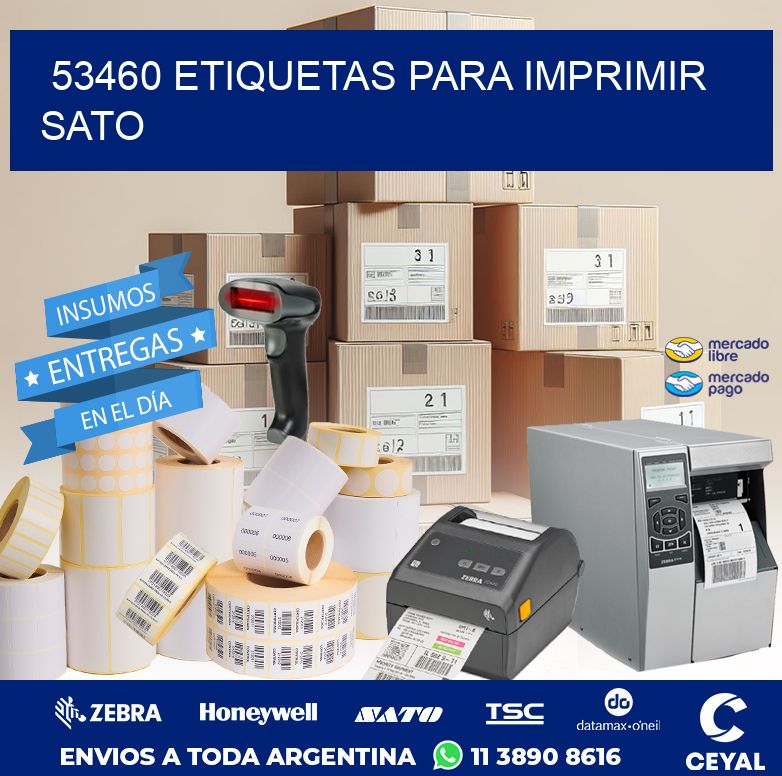 53460 ETIQUETAS PARA IMPRIMIR SATO