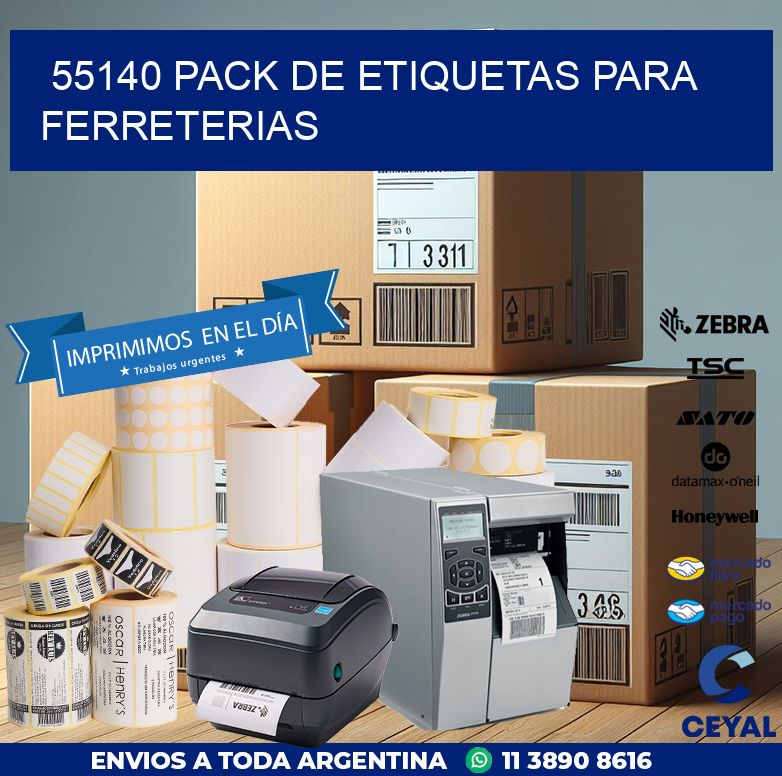 55140 PACK DE ETIQUETAS PARA FERRETERIAS