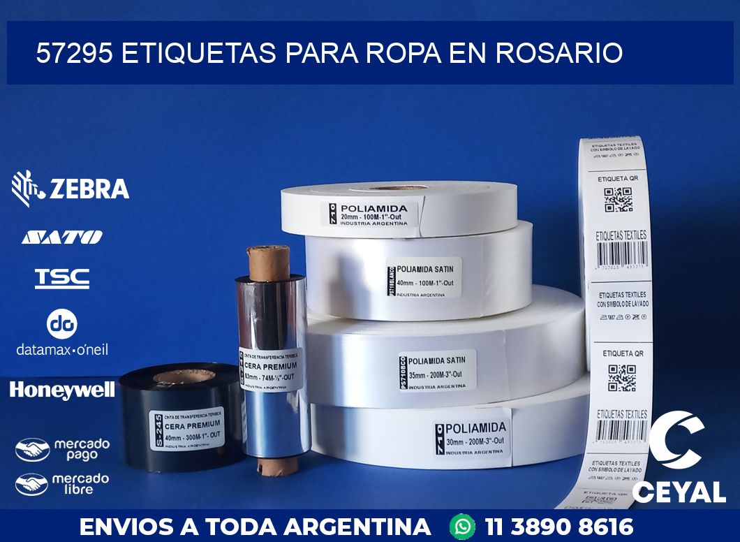 57295 ETIQUETAS PARA ROPA EN ROSARIO