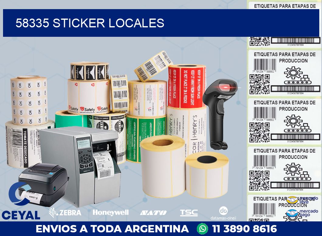 58335 STICKER LOCALES