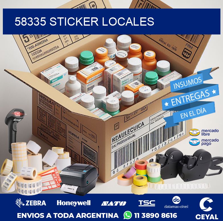 58335 STICKER LOCALES