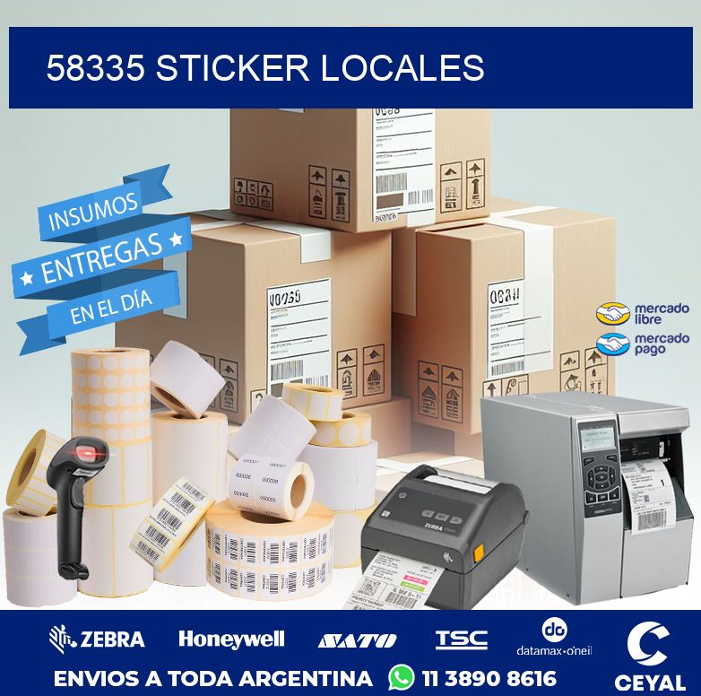 58335 STICKER LOCALES