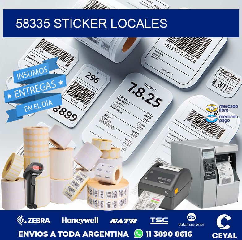 58335 STICKER LOCALES