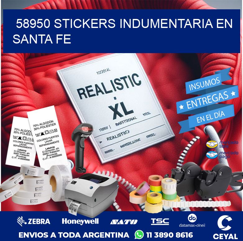 58950 STICKERS INDUMENTARIA EN SANTA FE