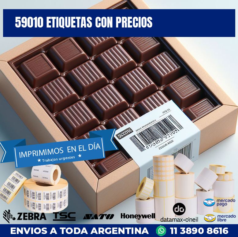 59010 ETIQUETAS CON PRECIOS
