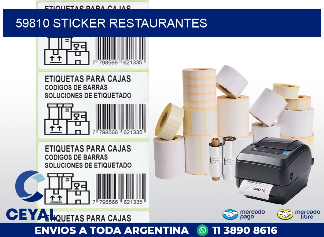 59810 STICKER RESTAURANTES