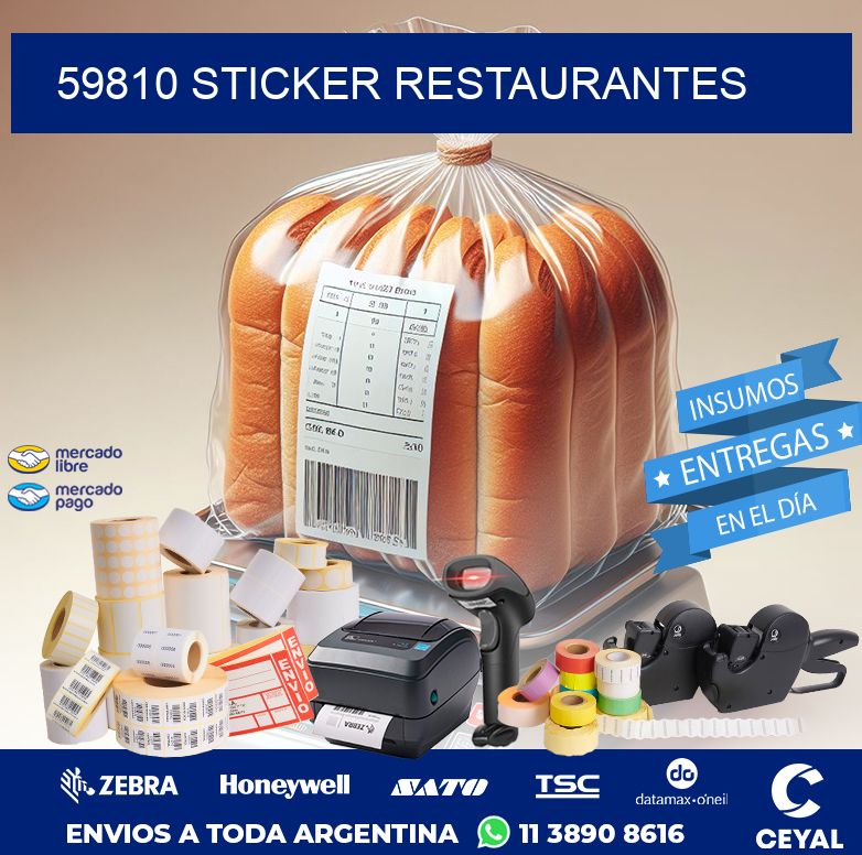 59810 STICKER RESTAURANTES
