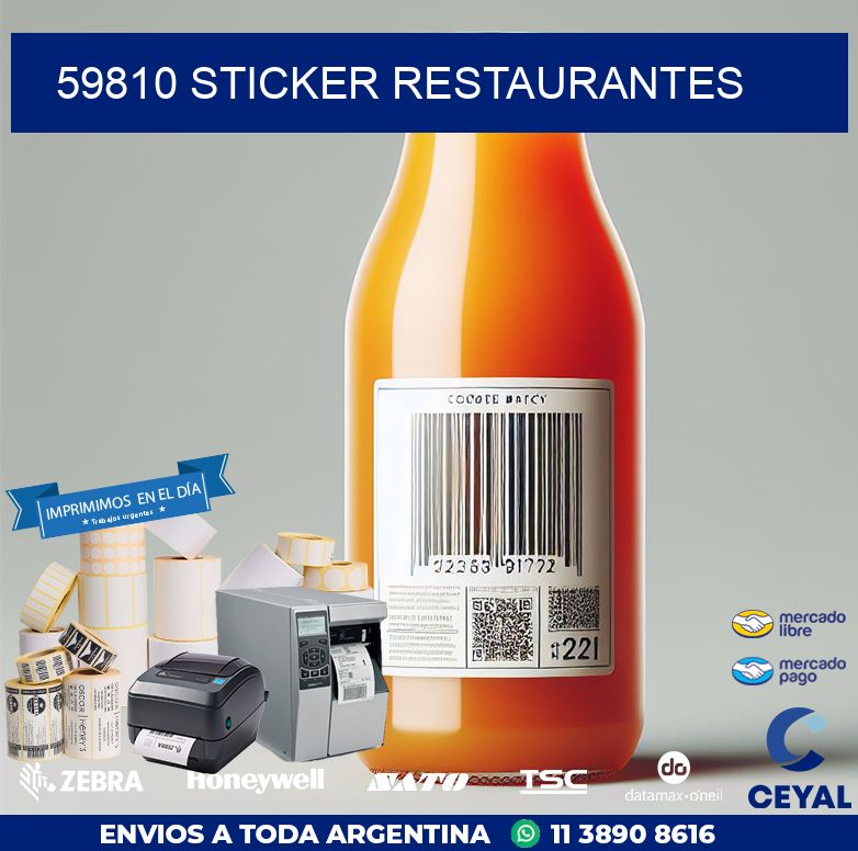 59810 STICKER RESTAURANTES