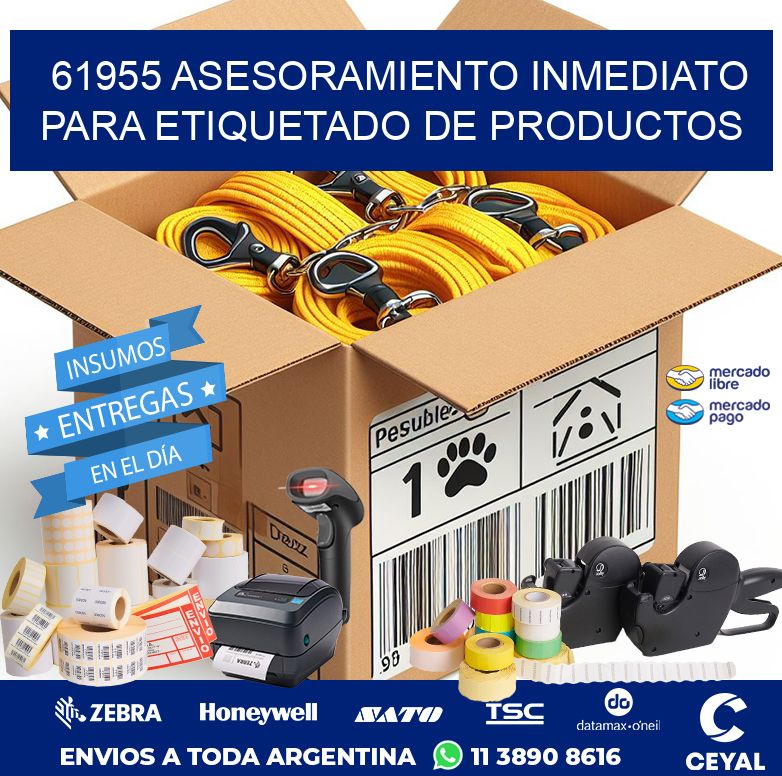 61955 ASESORAMIENTO INMEDIATO PARA ETIQUETADO DE PRODUCTOS