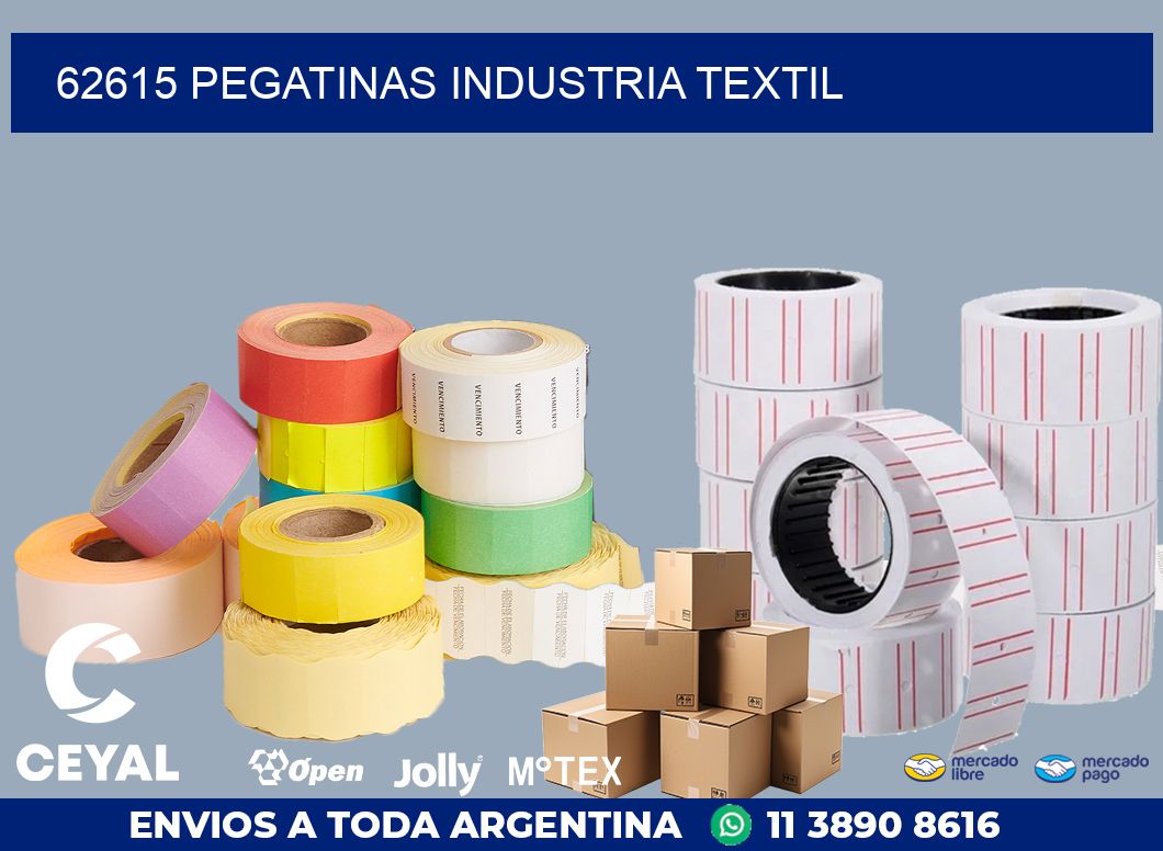 62615 PEGATINAS INDUSTRIA TEXTIL