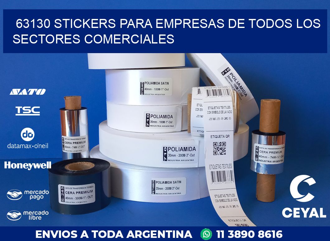 63130 STICKERS PARA EMPRESAS DE TODOS LOS SECTORES COMERCIALES
