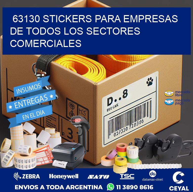 63130 STICKERS PARA EMPRESAS DE TODOS LOS SECTORES COMERCIALES