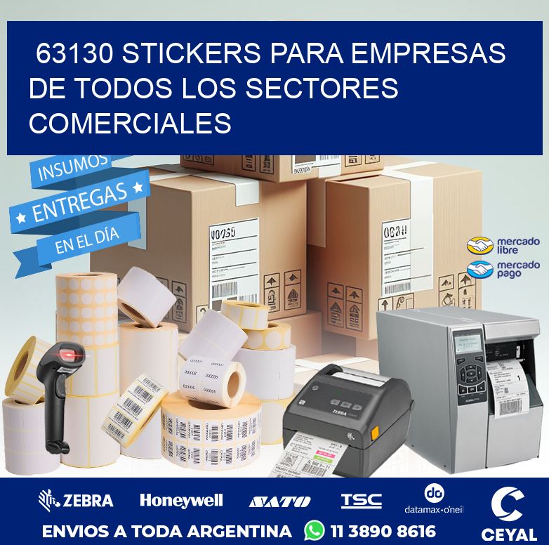 63130 STICKERS PARA EMPRESAS DE TODOS LOS SECTORES COMERCIALES