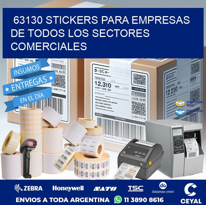 63130 STICKERS PARA EMPRESAS DE TODOS LOS SECTORES COMERCIALES