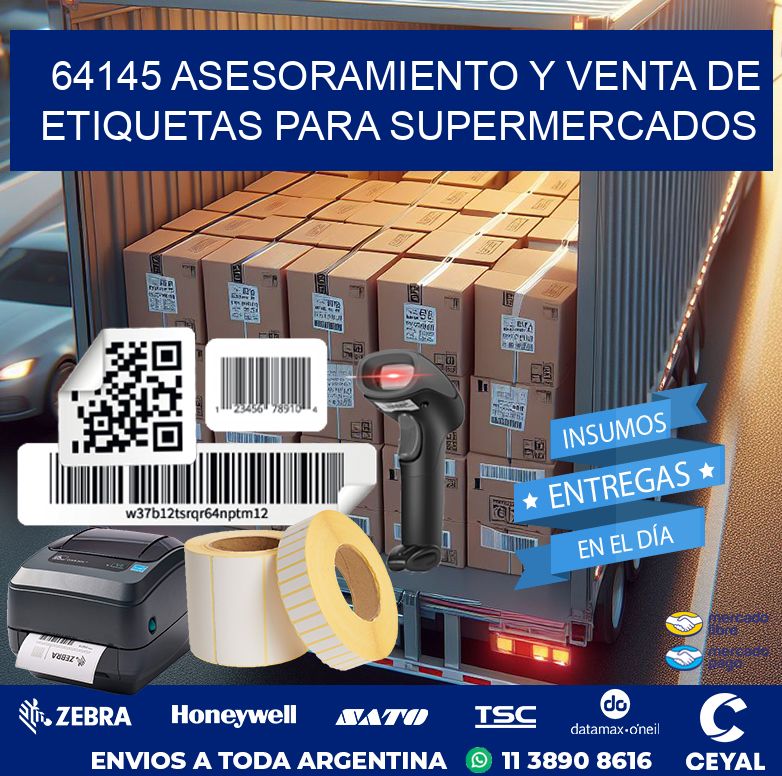 64145 ASESORAMIENTO Y VENTA DE ETIQUETAS PARA SUPERMERCADOS