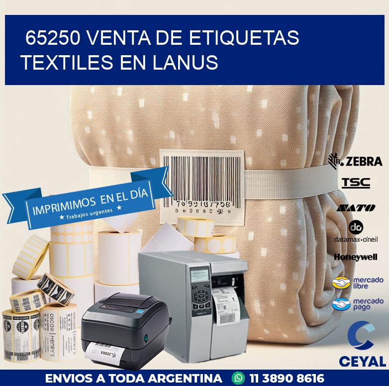 65250 VENTA DE ETIQUETAS TEXTILES EN LANUS