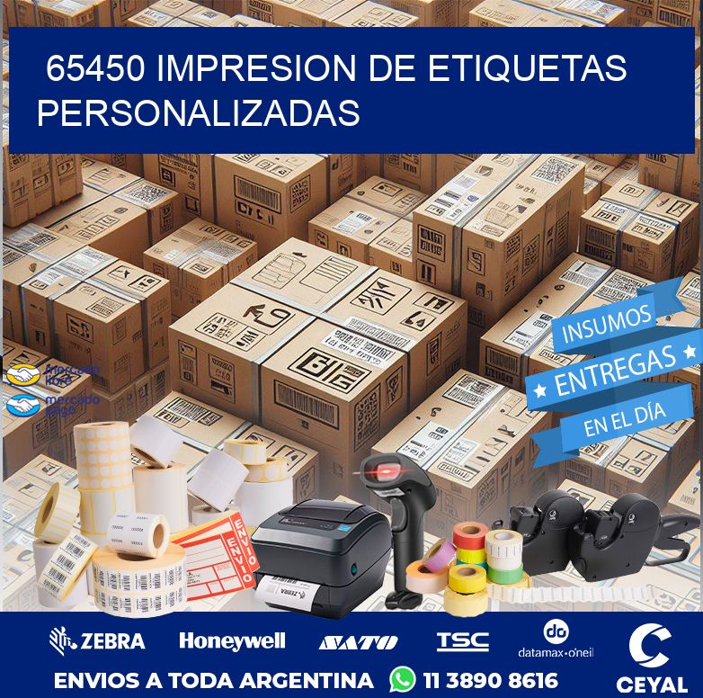 65450 IMPRESION DE ETIQUETAS PERSONALIZADAS