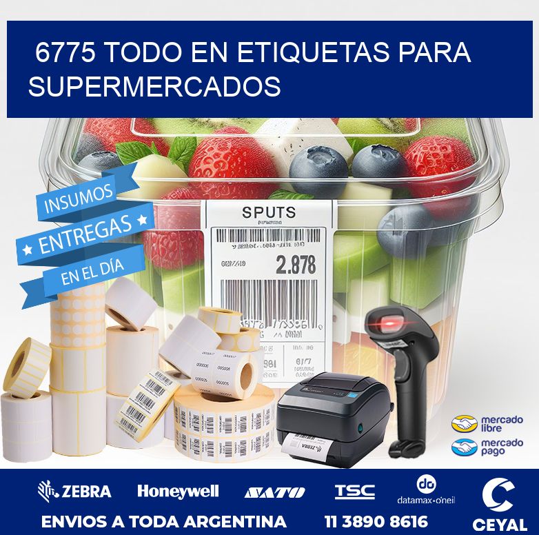 6775 TODO EN ETIQUETAS PARA SUPERMERCADOS
