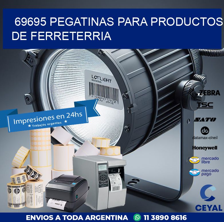 69695 PEGATINAS PARA PRODUCTOS DE FERRETERRIA