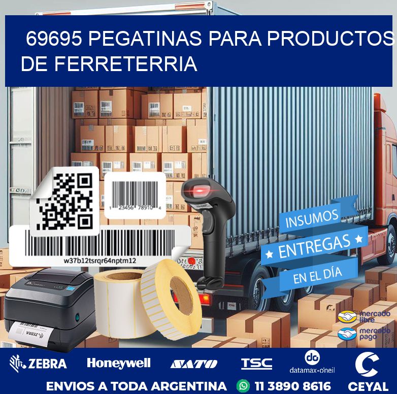 69695 PEGATINAS PARA PRODUCTOS DE FERRETERRIA