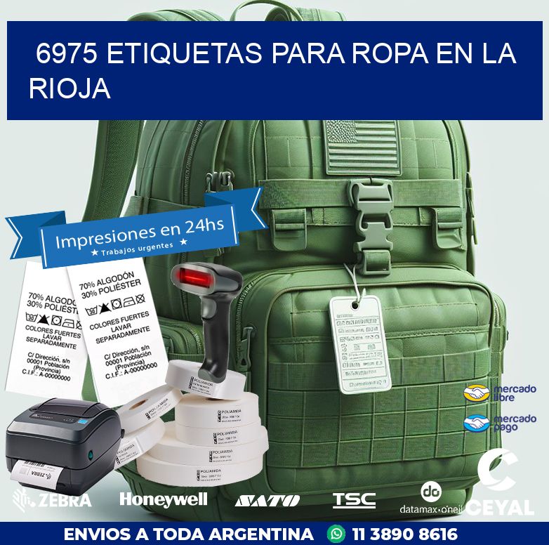 6975 ETIQUETAS PARA ROPA EN LA RIOJA